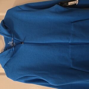 XERSION BRAND MEN'S BLUE FRONT ZIPPERED HOODIE SIZE SMALL